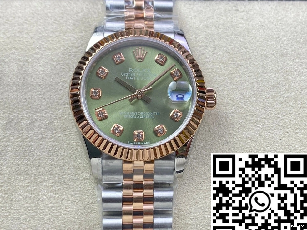 31MM Dial EW Green Factory Rolex Datejust 0925